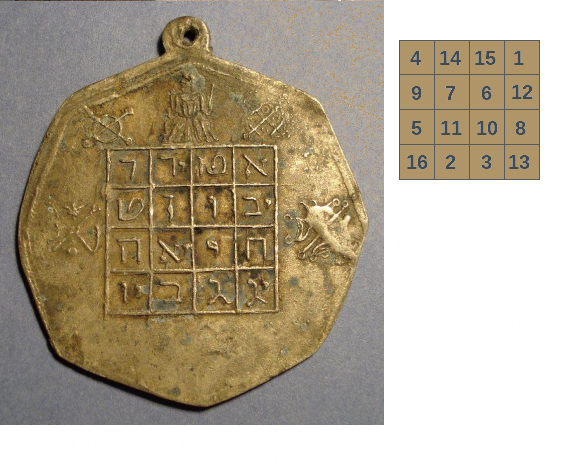 hebrew magic square amulet